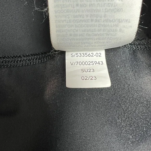 Athleta Elation Pants Women Medium Black Tapered Pleated Stretch Knit Athleisure - Picture 12 of 14